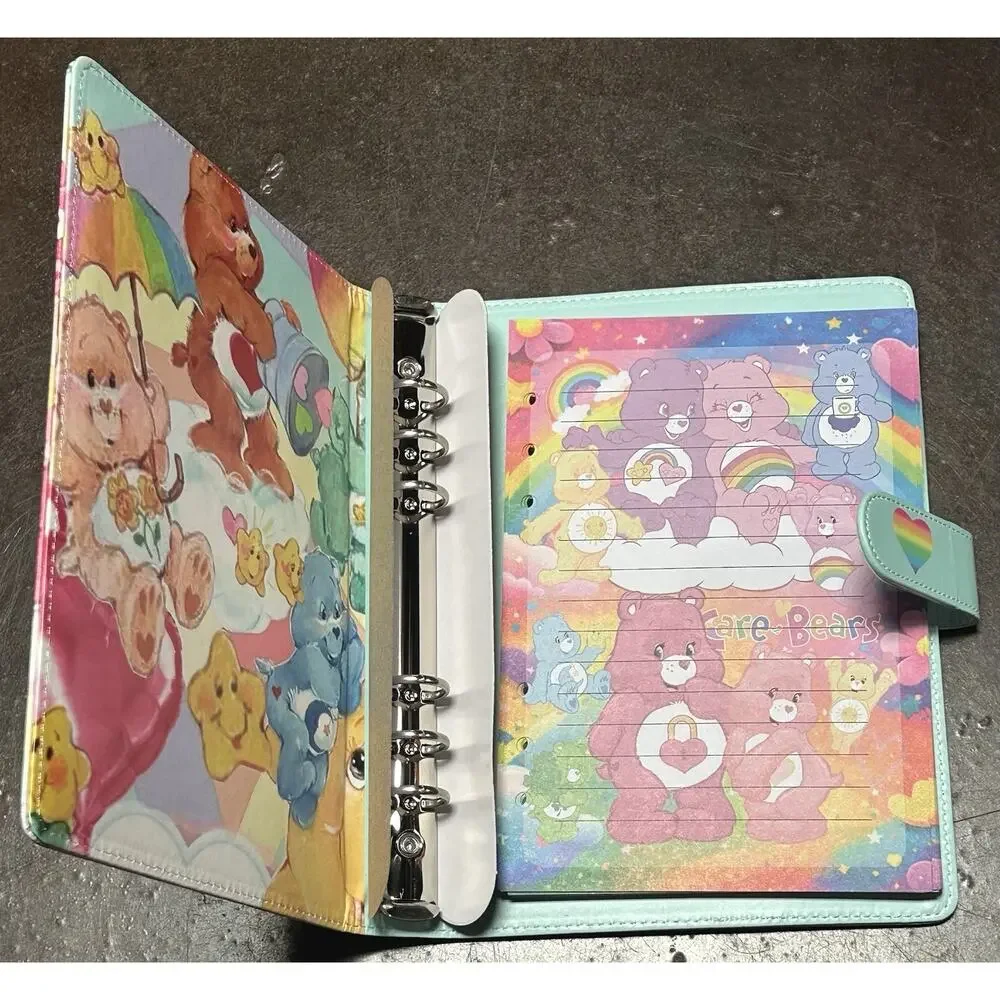 Care Bear A5 Binder w/ matching paper